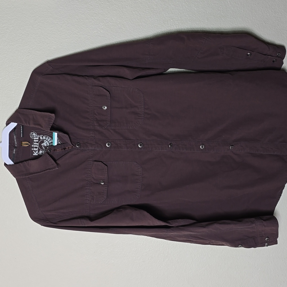 Kuhl Men's Button Down Shirt - Deep Brown